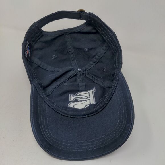 Cap America Men's Slideback Hat Blue Embroidered PS Logo Adjustable - Picture 6 of 7